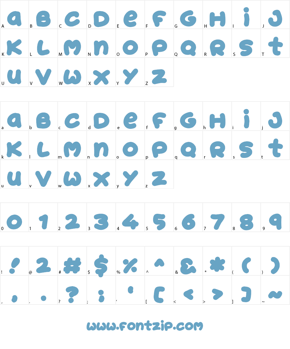 Jelly Donuts Font Character